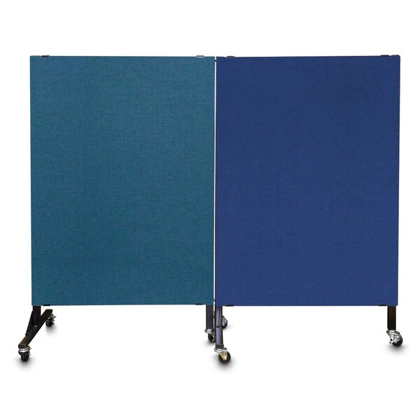 Enclosed Corkboard, 3 Door, 96"x48", 4" Fra